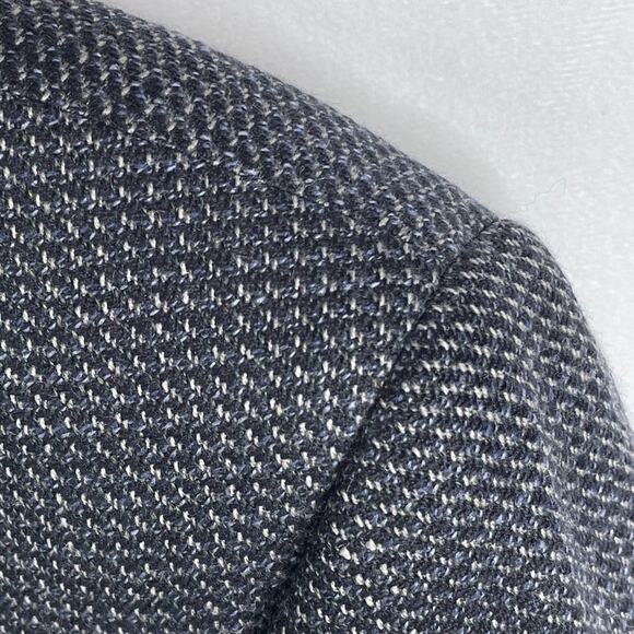 Vintage Bernhard Altmann Dark Grey 100% Lambswool Blazer Sport Coat 44R - Picture 6 of 12